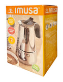 IMUSA Stainless Steel 6 Cup Stovetop Espresso Coffee Maker