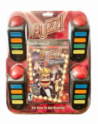 Buzz The Hollywood Quiz Bundle (Sony PlayStation 2, 2008)