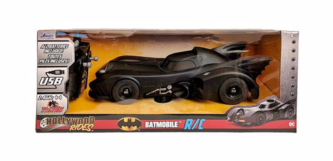 Jada Toys Batman 1989 Batmobile 2.4GHz RC Remote Control Car USB Charging 2018