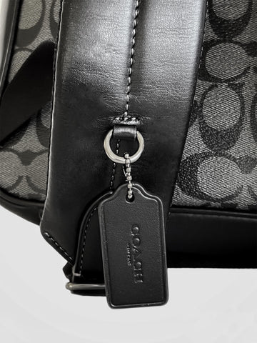 Coach Men’s Blaine Backpack In Signature Canvas (black) MSRP $598 Coach Men’s Blaine Backpack In Signature Canvas (black) MSRP $598