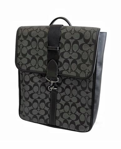Coach Mens Blaine Backpack In Signature Canvas (black) MSRP $598 Coach Mens Blaine Backpack In Signature Canvas (black) MSRP $598