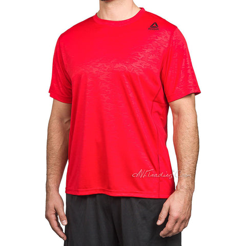 Reebok Mens' Active Speedwick Relaxed Fit Soft Knit T-Shirt+Hidden pocket