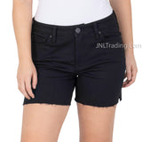 Seven7 Ladies 5" inseam Cut Hem Denim Weekend Short