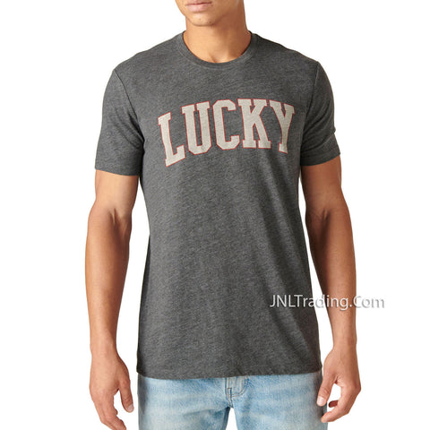 Lucky Brand Men's Short Sleeve Crew Neck Graphic Tee Soft and