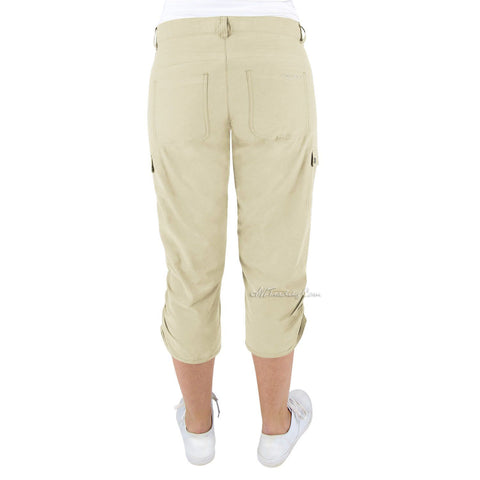 Woolrich Women Trek Hiking Cargo Capri Pants Size 6-14 Gray/Khaki/Navy/Green