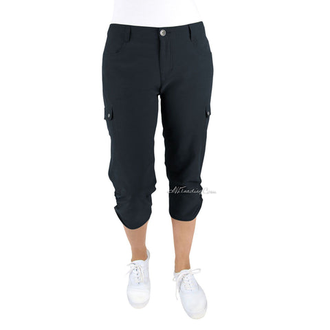 Woolrich Women Trek Hiking Cargo Capri Pants Size 6-14 Gray/Khaki/Navy –  JNL Trading