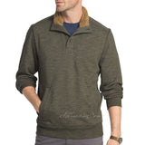 G.H. Bass & CO. Rock River Long Sleeve Button Mock Fleece Pullover