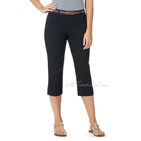 Bandolino Women Belted Maureen Stretchy Classic Capri Length Pants 3 c –  JNL Trading