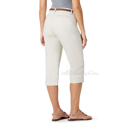 Bandolino Women Belted Maureen Stretchy Classic Capri Length Pants 3 c –  JNL Trading