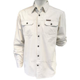 FIELD & STREAM Brushed Poplin 100% Cotton Long Sleeve Utility Shirt