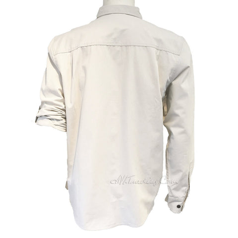 FIELD & STREAM Brushed Poplin 100% Cotton Long Sleeve Utility Shirt ...