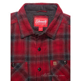 Coleman Men's Classic Fit Warm Sherpa Lined Flannel Shirt Jacket MSRP $100