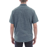 Woolrich Men's Short Sleeve Button Down Cotton Woven Classic Fit ATLAS Shirt