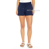 GAP Ladies cute comfy roomy cool Linen blend draw string 4" inseam Short