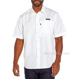 Eddie Bauer Men's Short Sleeve Summer Light Woven Tech Shirt UPF 40