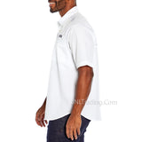 Eddie Bauer Men's Short Sleeve Summer Light Woven Tech Shirt UPF 40