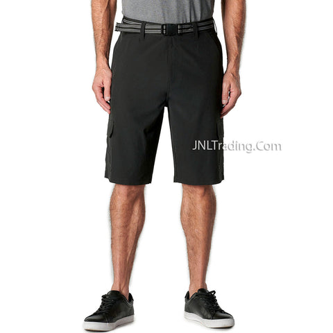 Iron Clothing Belted Stretch Microfiber Lightweight Stretch Cool Cargo Short