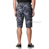 Iron Clothing Belted Stretch Microfiber Lightweight Stretch Cool Cargo Short