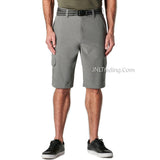 Iron Clothing Belted Stretch Microfiber Lightweight Stretch Cool Cargo Short