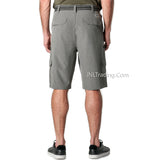 Iron Clothing Belted Stretch Microfiber Lightweight Stretch Cool Cargo Short