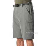 Iron Clothing Belted Stretch Microfiber Lightweight Stretch Cool Cargo Short