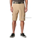 Iron Clothing Belted Stretch Microfiber Lightweight Stretch Cool Cargo Short