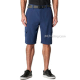 Iron Clothing Belted Stretch Microfiber Lightweight Stretch Cool Cargo Short