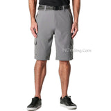 Iron Clothing Belted Stretch Microfiber Lightweight Stretch Cool Cargo Short