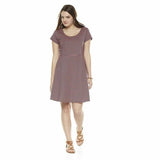 NWT Juniors' Plus Size SO Cap-Sleeve Stripes Skater Dress in 4 Colors Size 1X/2X