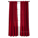 NEW Threshold One Window Treatment Panel Red Tile 54x95 Curtain 2 Hanging Styles