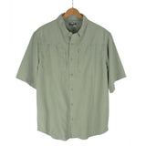 NWT HABIT Men Kestrel Creek Solar Factor UPF 30 Short Sleeve Ripstop River Shirt