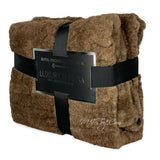 NEW HOTEL PREMIER Collection Luxury Throw Super Soft Warm Faux Fur Blanket
