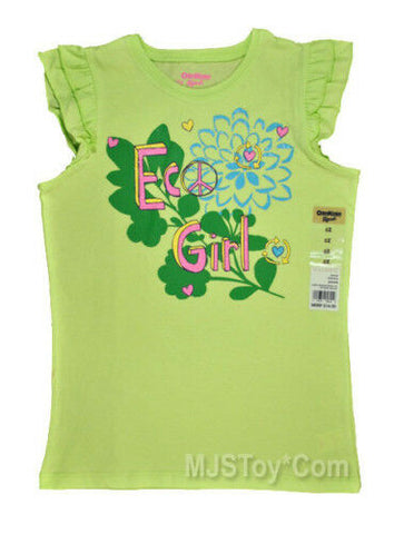 NWT Oshkosh B'gosh Friendly Eco Girl T-Shirt Tee Size 6