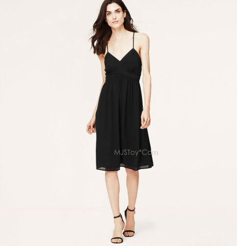 NWT Ann Taylor LOFT RACERBACK Black CAMI Stylish Casual Lite Summer Dr JNL Trading NWT Ann Taylor LOFT RACERBACK Black CAMI Stylish Casual Lite Summer Dr JNL Trading