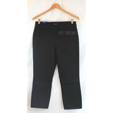 NWT Bandolino KATIE Women Pants Super Stretch Pull-On Capri White/Navy/Black