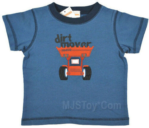 NWT GYMBOREE Dirt Mover Truck T-shirt 6-12-18 mos. Tee
