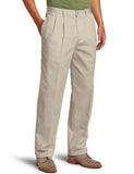 IZOD Men's Heritage Chino Double Pleat Classic Comfort Flex No Iron Pants $69