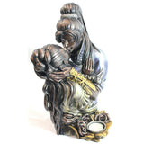 Vintage Candle Holder Lover Art 12" High Quality Resin Statue Sculpture Figurine