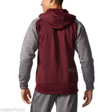 Adidas Men Tech Fleece Full Zip Hoodie Fleece Climawarm Training Jacket $65