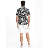 NWT Old Navy Men Regular-Fit Comfortable Soft 100% Cotton Washed Getaway Shirt L