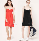 NWT Ann Taylor LOFT RUCHED CAMI Stylish Casual Comfy Perfect Soft Summer Dress