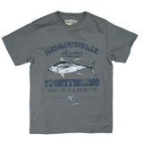 Jimmy Buffett's Margaritaville Men T-Shirt Front Graphic Beach Tee Cotton
