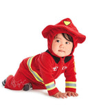 NWT Carter's Little Firefighter Cozy Soft Halloween Costume Size 3-6Mo./ 12Month