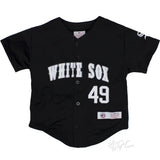 NWT Chicago White Sox Major League MLB Baseball Boy button down Jersey 49 SALE