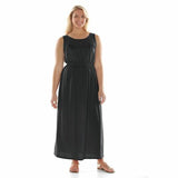 NWT Juniors' Plus Size Wrapper Illusion Smocked Knit Maxi Dress Size 1X/2X/3X