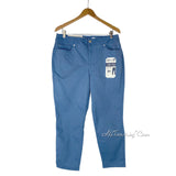 Seven7 Premium Quality Skin Fit High Rise Ankle Cropped Jean in Color