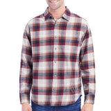 NWT Eddie Bauer Bristol Men's Soft Plaid Flannel Long Sleeve Shirt Size S-XL