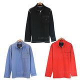 NEW Men Nautica Long Sleeve Men 1/4 Zip Pullover Shirt 100% Cotton L-XXL 3 Color