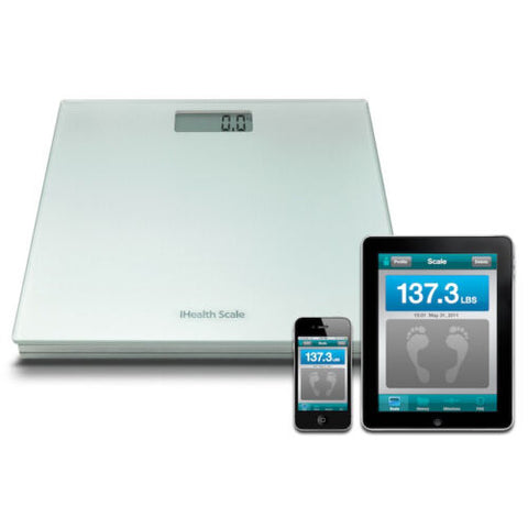 iHealth Digital Bathroom Weight Scale Bluetooth Wireless iPad iPod iPhone