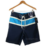 CARIBBEAN JOE men swim trunk swimsuit board shorts Stripe/Plaid Beach Style